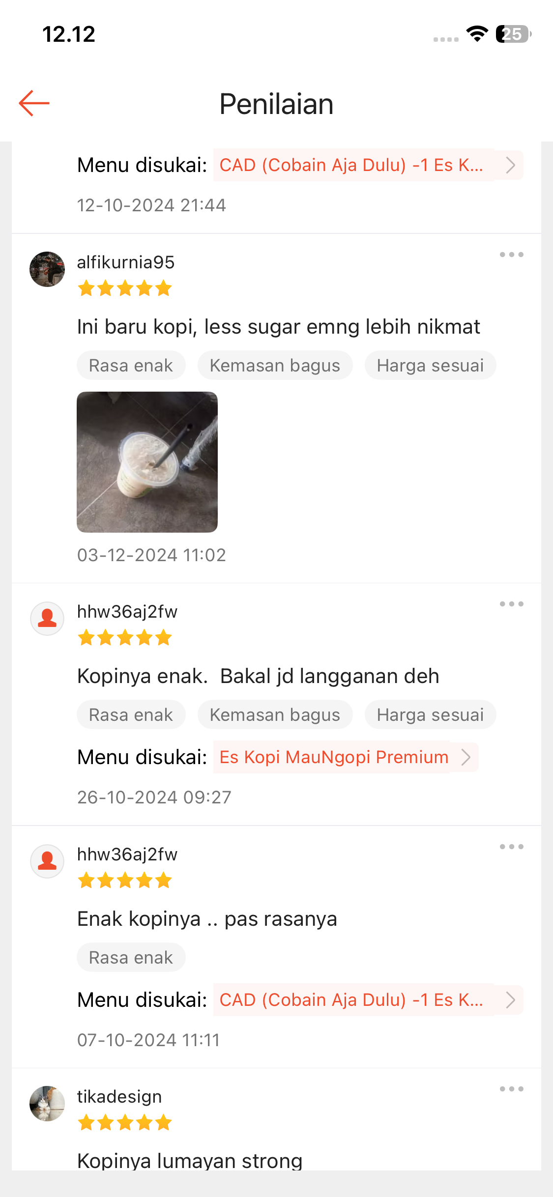 Review dari Shopee